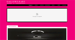 Desktop Screenshot of galleryjart.com