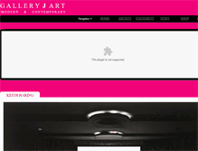 Tablet Screenshot of galleryjart.com